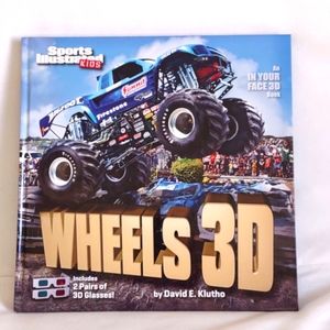 Wheels 3D book Sports Illustrated Kids by Klutho 1 pair of 3D glasses included
